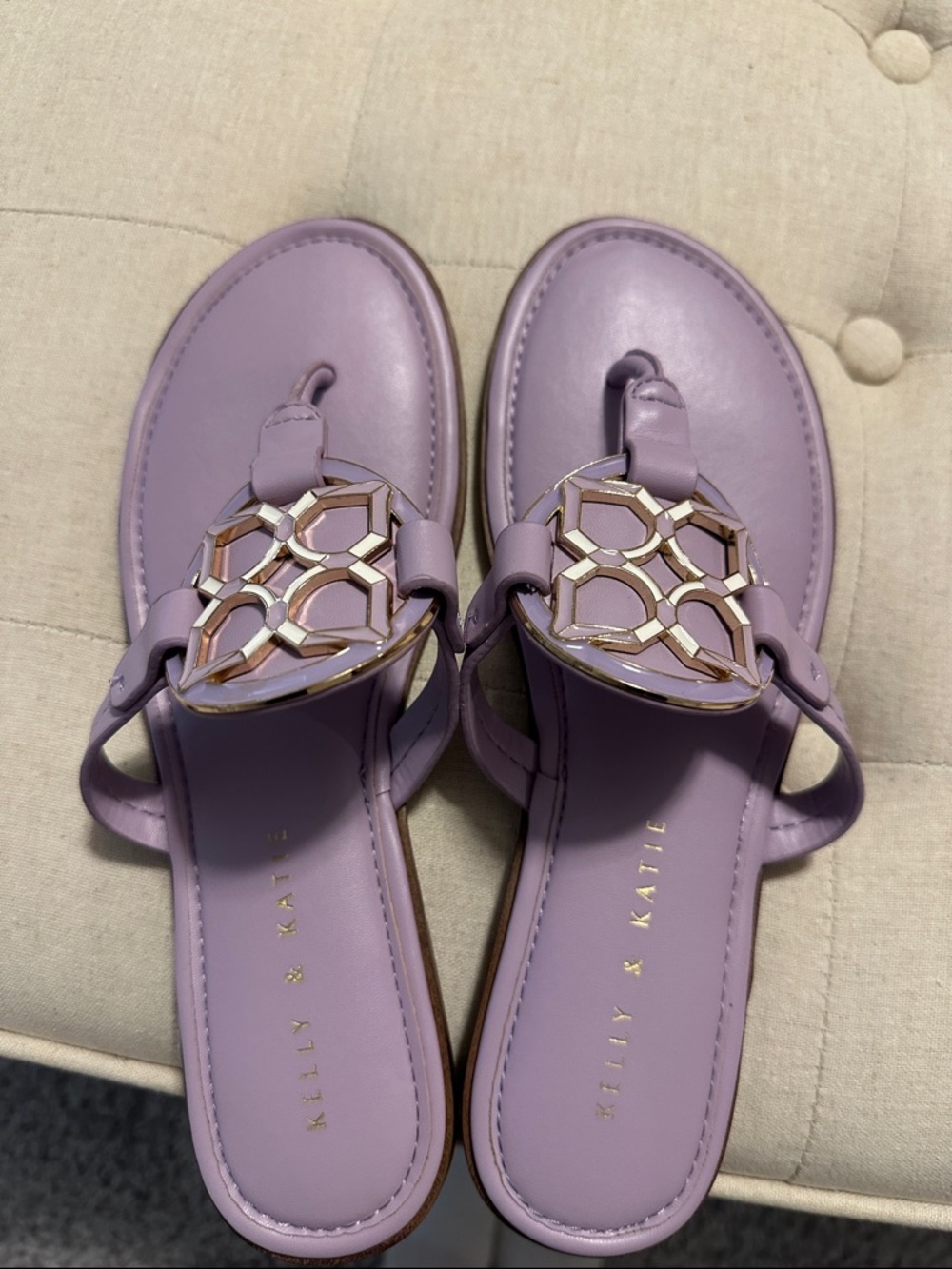 Kelly & Katie Lilac Women's flip flop Sandals